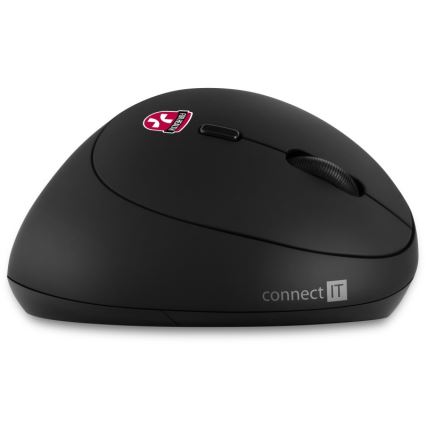 CONNECT IT CMO-2600-BK - Rato sem fios ergonómico 800/1200/1600 DPI 1xAA preto