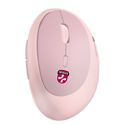 CONNECT IT CMO-2600-PK - Rato sem fios ergonómico 800/1200/1600 DPI 1x pilha AA rosa
