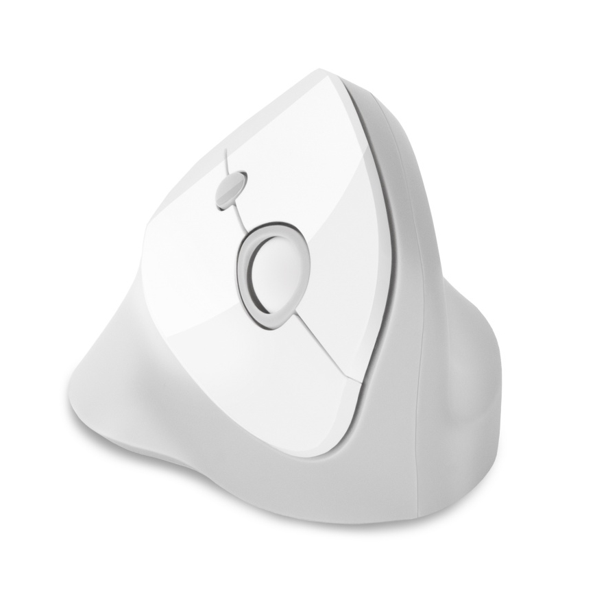 CONNECT IT CMO-2700-WH - Rato sem fios ergonómico 800/1200/1600 DPI 1xAA branco