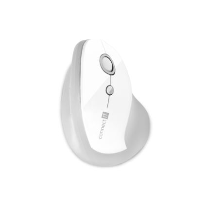 CONNECT IT CMO-2700-WH - Rato sem fios ergonómico 800/1200/1600 DPI 1xAA branco