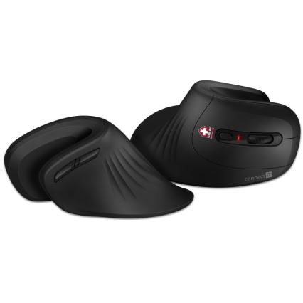 CONNECT IT CMO-2900-BK - Rato sem fios ergonómico 800/1200/1600 DPI 1xAA preto