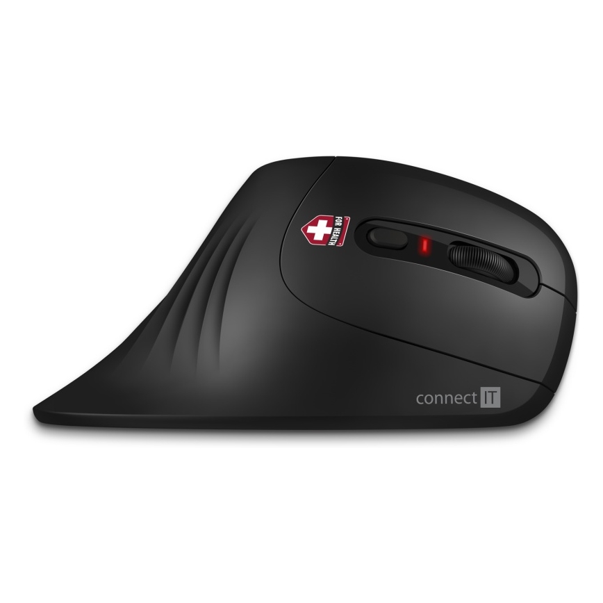 CONNECT IT CMO-2900-BK - Rato sem fios ergonómico 800/1200/1600 DPI 1xAA preto