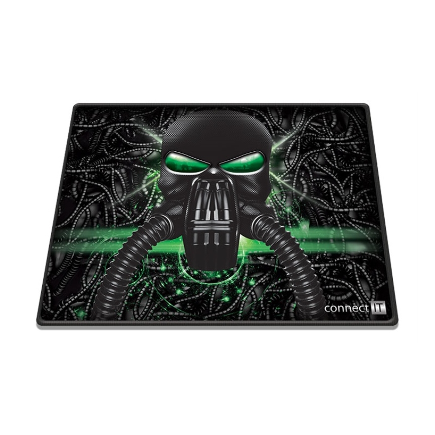 CONNECT IT CMP-1100-SM - Tapete para o rato 32x24,5 cm preto/verde