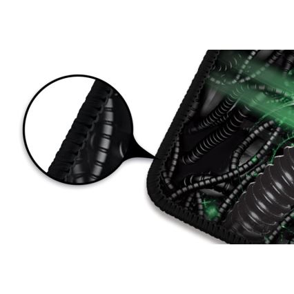 CONNECT IT CMP-1100-SM - Tapete para o rato 32x24,5 cm preto/verde