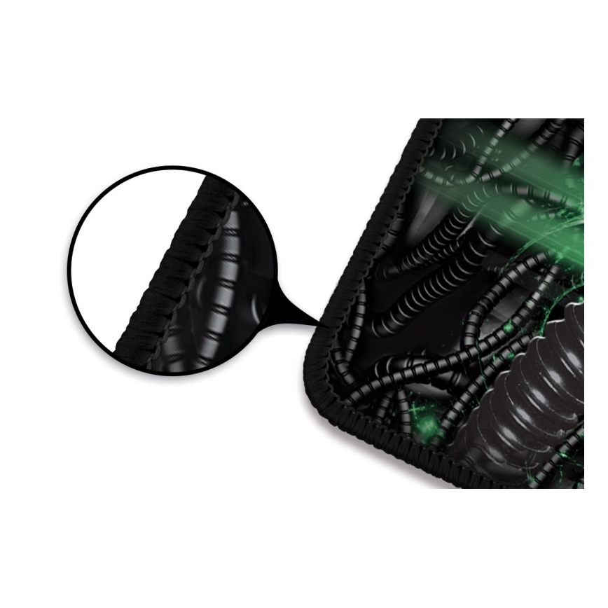 CONNECT IT CMP-1100-SM - Tapete para o rato 32x24,5 cm preto/verde