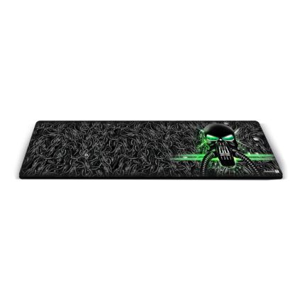 CONNECT IT CMP-1110-LG - Tapete para teclado e rato 88,6x24,5 cm preto/verde