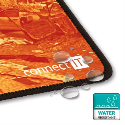 CONNECT IT CMP-1140-LG - Tapete para teclado e rato 88,6x24,5 cm laranja
