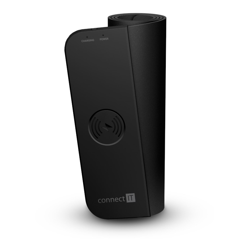 CONNECT IT CMP-2500-LG - Tapete para teclado e rato com Qi carregamento sem fios 80x30 cm preto