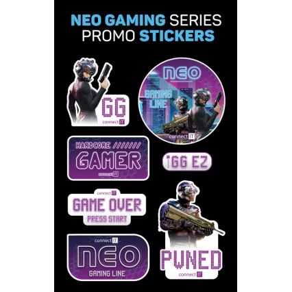 CONNECT IT CMP-3100-LG - Teclado e tapete de rato gaming LED RGB 80x30 cm preto