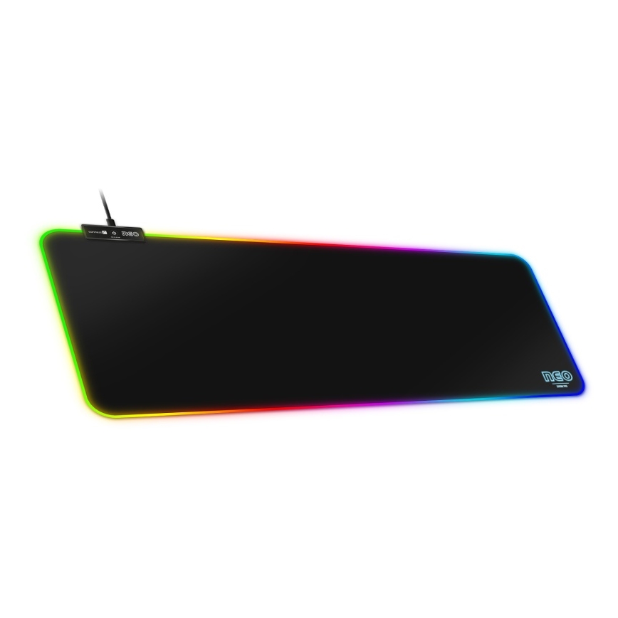 CONNECT IT CMP-3100-LG - Teclado e tapete de rato gaming LED RGB 80x30 cm preto