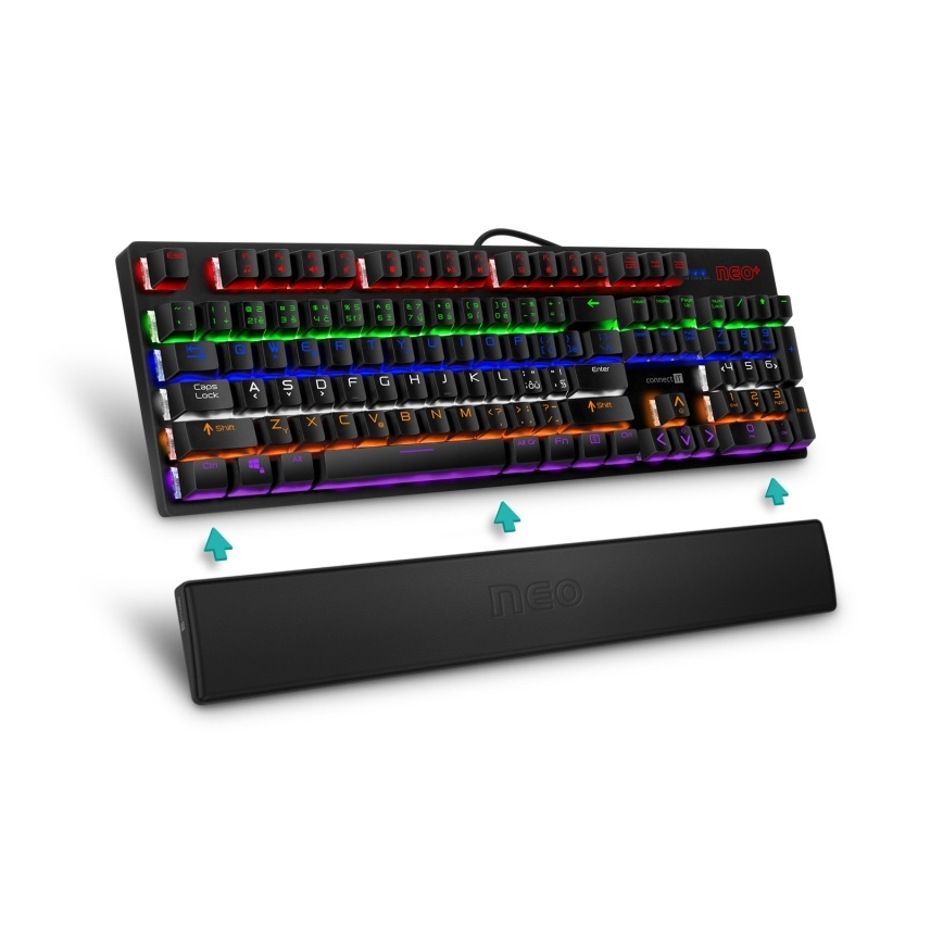 CONNECT IT CMP-3590-LG - Tapete ergonómico para teclado preto