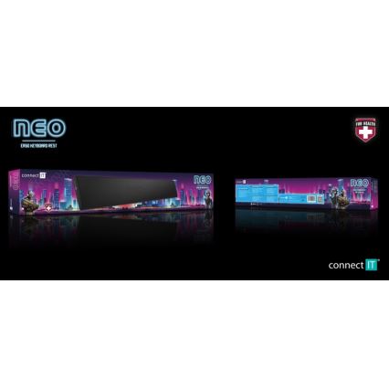 CONNECT IT CMP-3590-LG - Tapete ergonómico para teclado preto