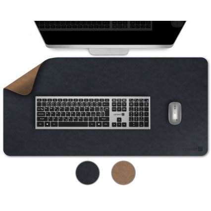 CONNECT IT CMP-4040-LG - Tapete reversível para teclado e rato 90x40 cm azul/castanho