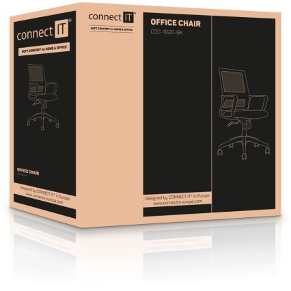 CONNECT IT COC-1020-BK - Cadeira de escritório ForHealth AlfaPro preto
