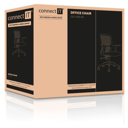 CONNECT IT COC-1030-BK - Cadeira de escritório ForHealth BetaPro preta