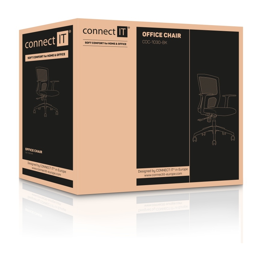 CONNECT IT COC-1030-BK - Cadeira de escritório ForHealth BetaPro preto