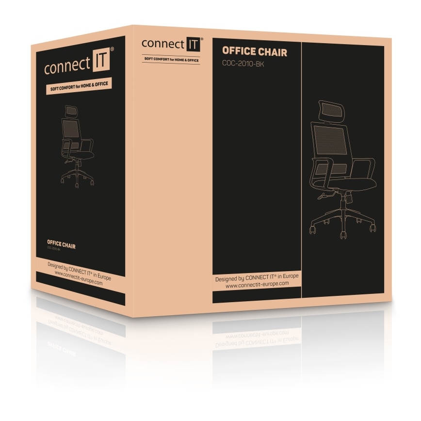 CONNECT IT COC-2010-BK - Cadeira de escritório ForHealth GamaPro preto