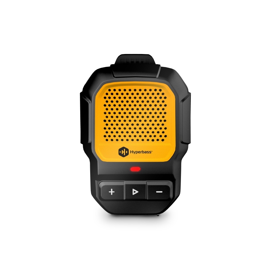 CONNECT IT HSP-1010-BK - Coluna sem fios com microfone ClipBEAT 2W/5V 560 mAh IPX7 preta/amarela