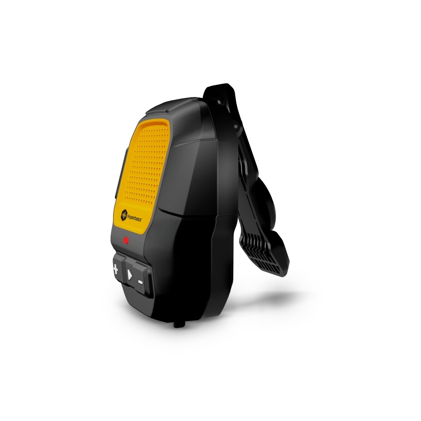CONNECT IT HSP-1010-BK - Coluna sem fios com microfone ClipBEAT 2W/5V 560 mAh IPX7 preta/amarela