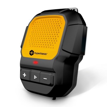CONNECT IT HSP-1010-BK - Coluna sem fios com microfone ClipBEAT 2W/5V 560 mAh IPX7 preta/amarela