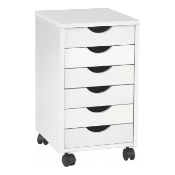 Contentor para escritório SIMON 63x37 cm branco