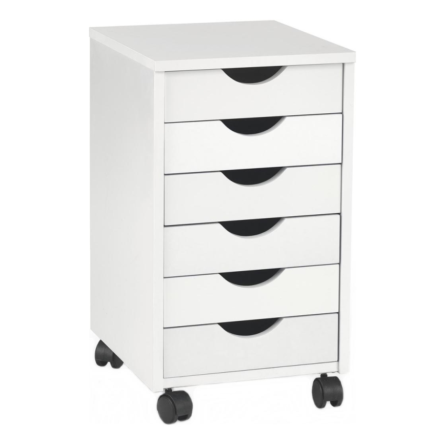 Contentor para escritório SIMON 63x37 cm branco