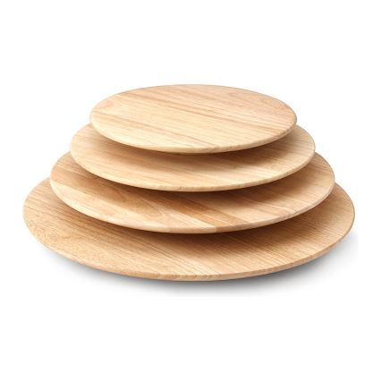 Continenta C3013 - Bandeja giratória 35x3,5 cm borracha de figueira