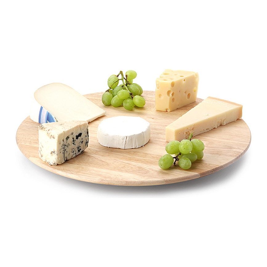 Continenta C3014 - Bandeja rotativa 40x3,5 cm borracha de figueira