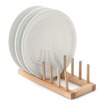 Continenta C3021 - Suporte para 6 placas 30x12 cm borracha de figueira