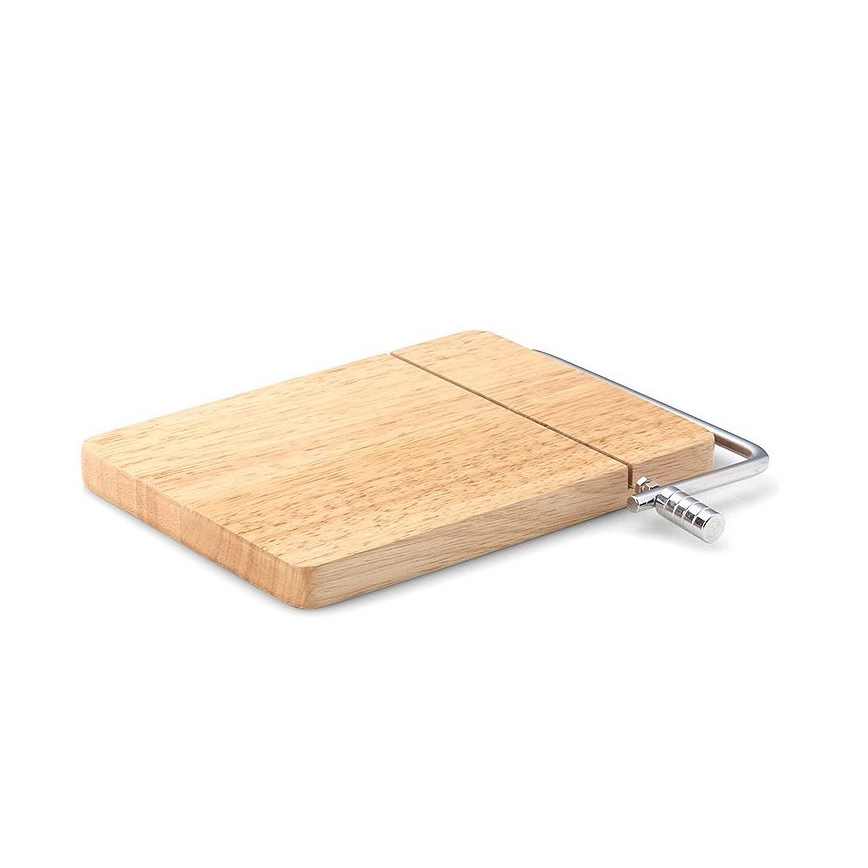 Continenta C3028 - Tábua de cortar queijo de cozinha 24x17,5 cm borracha de figueira