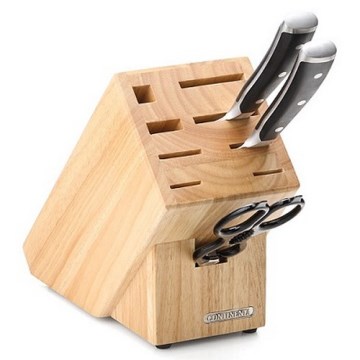 Continenta C30514 - Suporte para facas 22x11,5x22 cm borracha de figueira