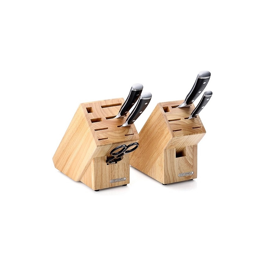 Continenta C30514 - Suporte para facas 22x11,5x22 cm borracha de figueira
