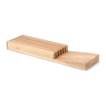 Continenta C30518 - Organizador de facas 39x11x3,5 cm borracha de figueira