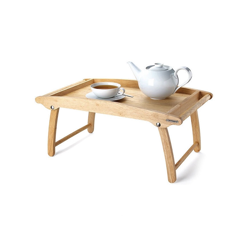 Continenta C3061 - Tabuleiro para cama 61x35 cm borracha figueira