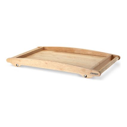 Continenta C3061 - Tabuleiro para cama 61x35 cm borracha figueira