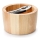 Continenta C3091 - Tigela para nozes com um quebra-nozes 19x11,5 cm borracha de figueira