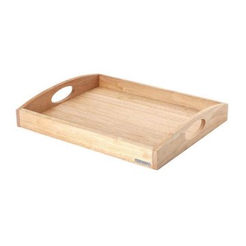 Continenta C3104 - Tabuleiro de serviço 44x35 cm  borracha de figueira