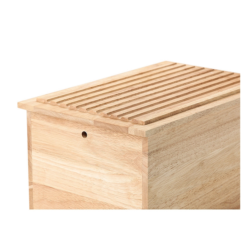 Continenta C3141 - Caixa de pão 34,5x23 cm borracha de figueira