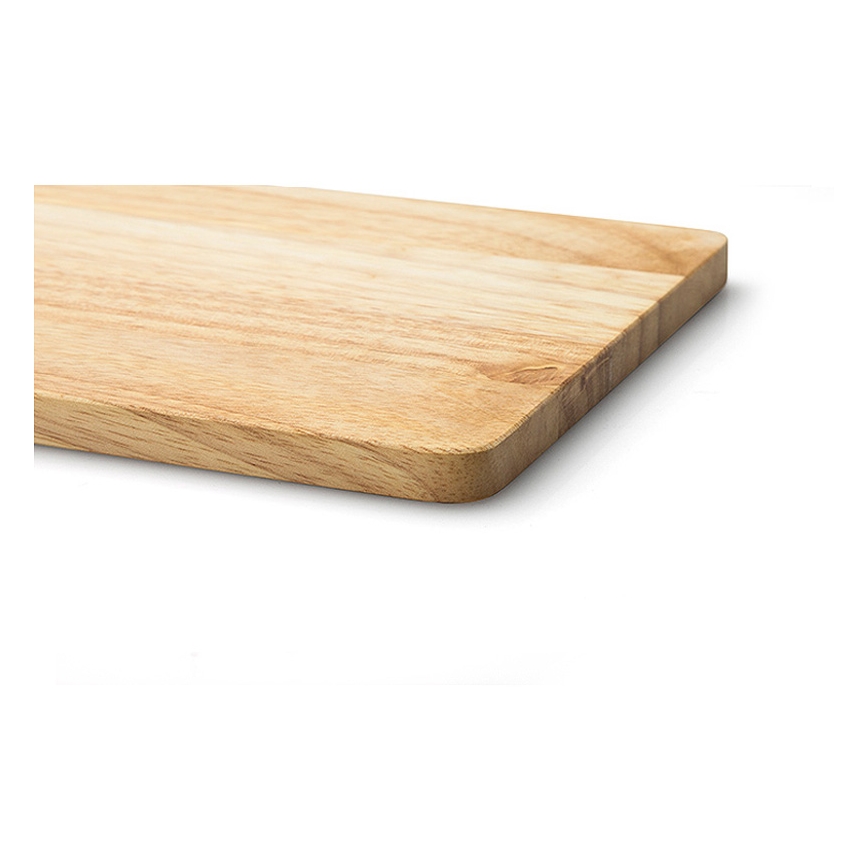 Continenta C3255 - Tábua de cortar de cozinha 29x18,5 cm de borracha de figueira