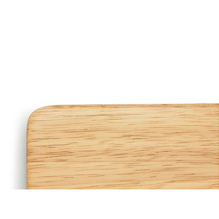 Continenta C3255 - Tábua de cortar de cozinha 29x18,5 cm de borracha de figueira