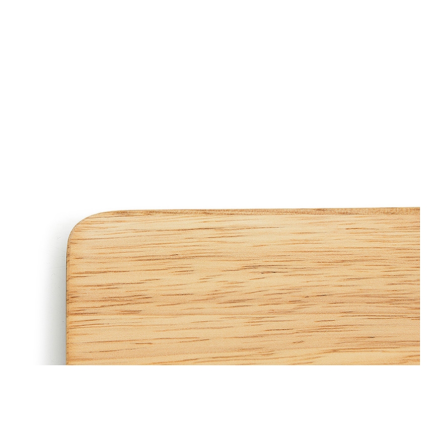 Continenta C3255 - Tábua de cortar de cozinha 29x18,5 cm de borracha de figueira