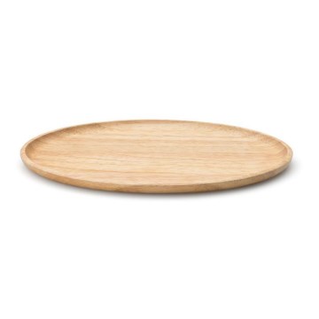 Continenta C3284 - Bandeja de serviço 23,5x15,5 cm borracha de figueira