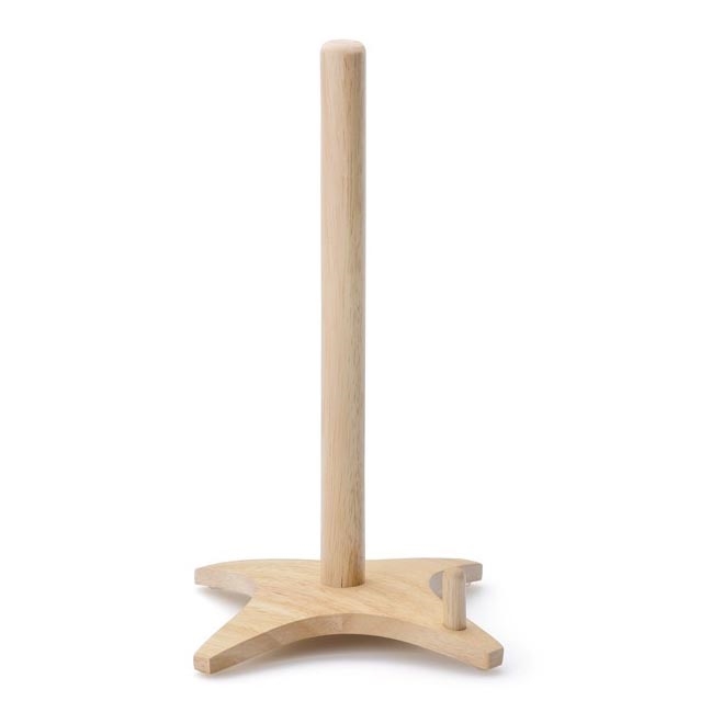 Continenta C3291 - Suporte de toalhas de cozinha 18x25 cm borracha de figueira