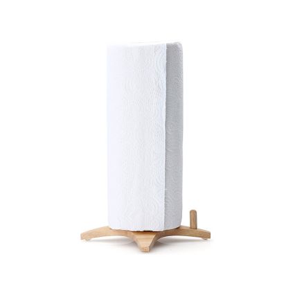 Continenta C3291 - Suporte de toalhas de cozinha 18x25 cm borracha de figueira