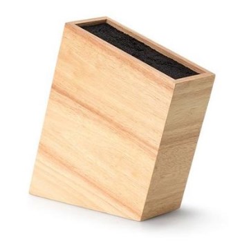 Continenta C3316 - Suporte para facas com encaixe flexível 22x22 cm borracha de figueira
