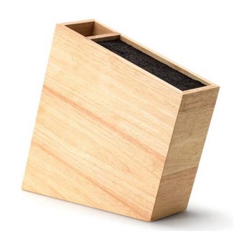 Continenta C3317 - Suporte para facas com inserção flexível e compartimento 31x9x28 cm