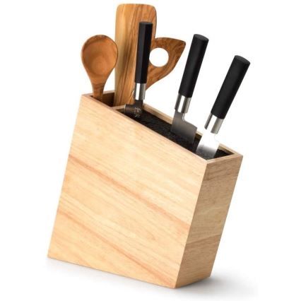 Continenta C3317 - Suporte para facas com inserção flexível e compartimento 31x9x28 cm