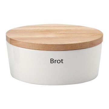 Continenta C3930 - Caixa de pão 13,5x30 cm branco/ bege
