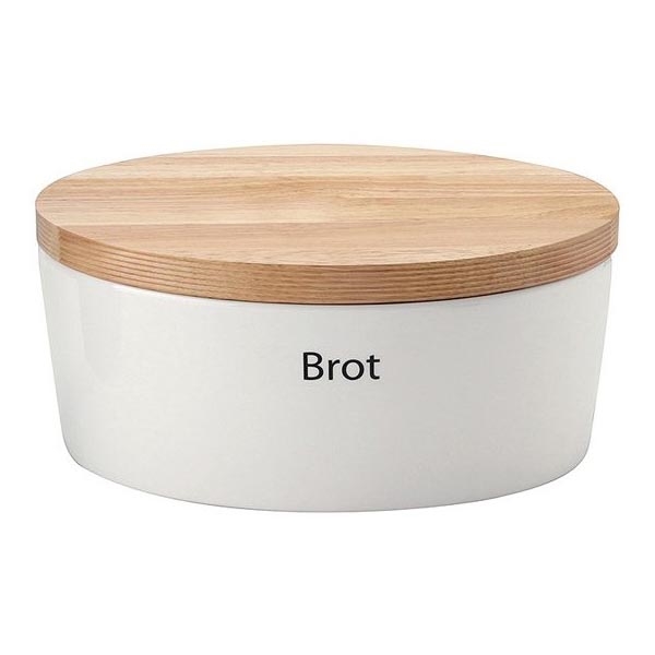 Continenta C3930 - Caixa de pão 13,5x30 cm branco/ bege