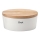 Continenta C3930 - Caixa de pão 13,5x30 cm branco/ bege